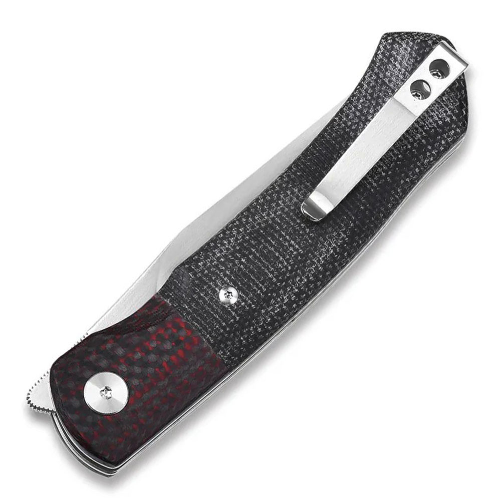 QSP Knife 折りたたみナイフ Gannet ライナーロック ブラック QS137A