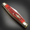 Rough Ryder 折りたたみナイフ Red Jigged Bone ストックマン RR291
