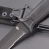 GERBER ストロングアーム 1060 ハンティングナイフ 半波刃 黒