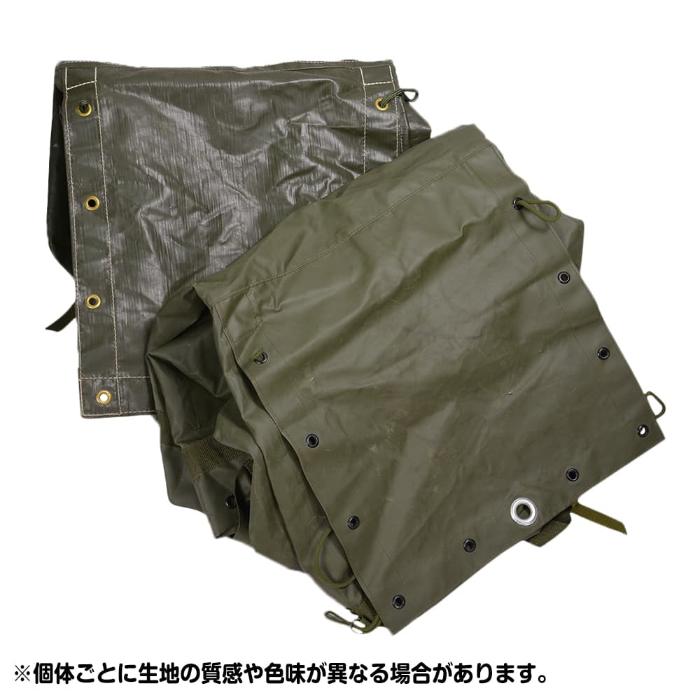 チェコ軍放出品 PVC ダッフルバッグ 大容量95L オリーブドラブ