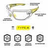 MECHANIX WEAR セーフティグラス Type-X UVカット 曇り止め