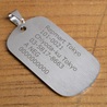 ステンレス製 カラー ドッグタグセット 厚さ2mm ツヤあり レーザー刻印付 加工日数2〜3営業日