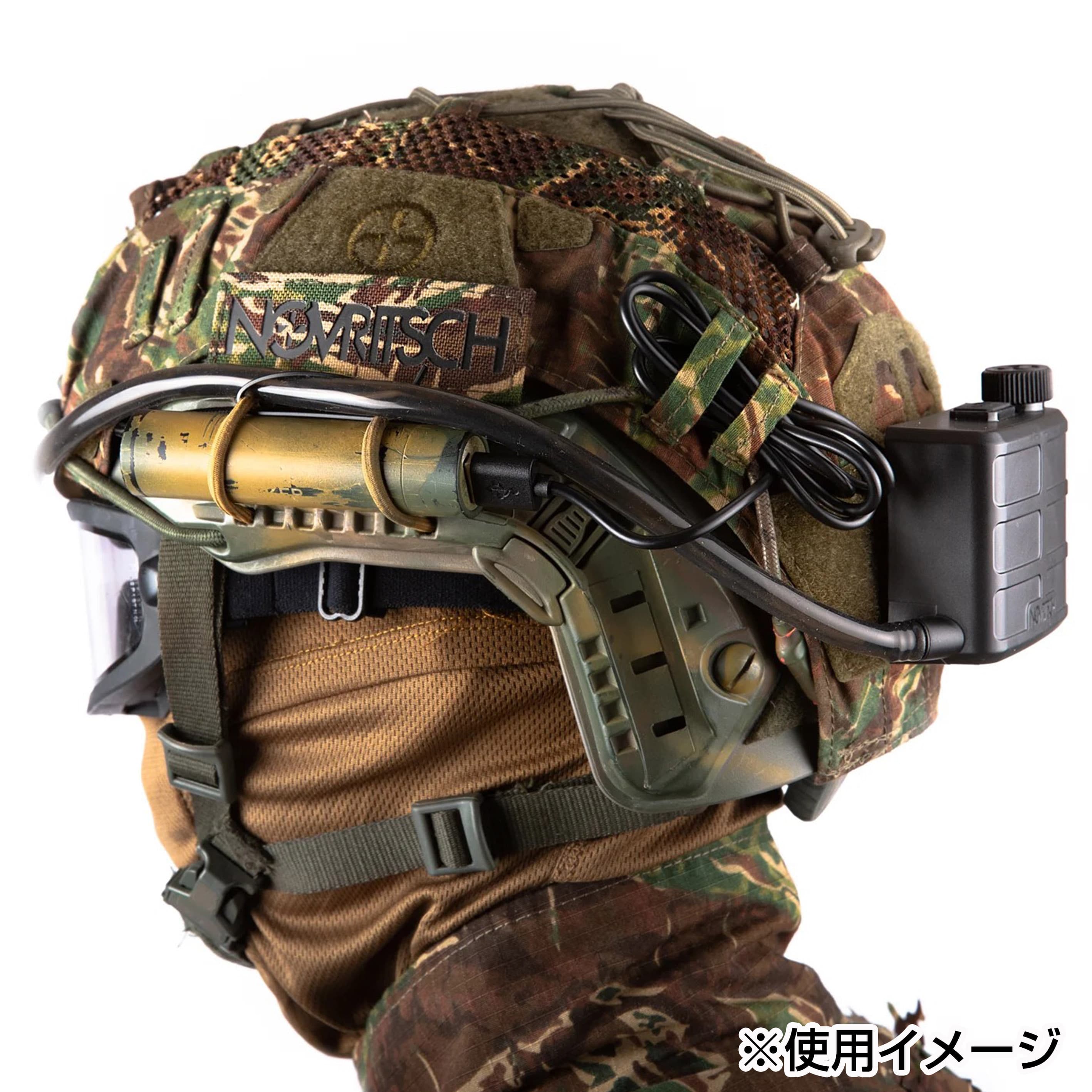 NOVRITSCH ヘルメットカバー 迷彩柄 FASTハイカットヘルメット対応 U35