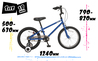 【直送 代引き不可】 OTOMO キッズBMX  ALTAGE AKB-006 18インチ マットブラック 46683