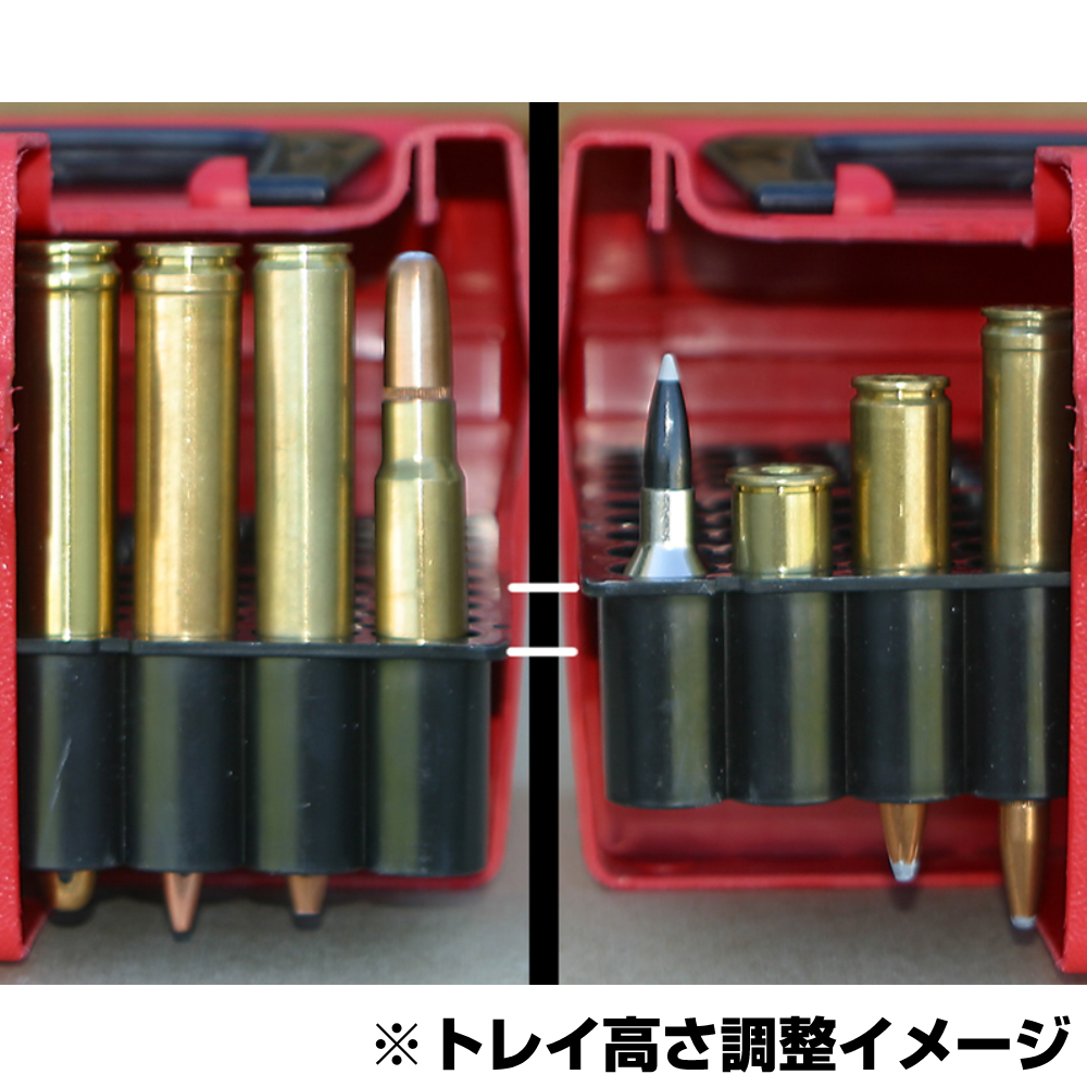 ミリタリーショップ レプマート / MTM 弾薬ケース R-100シリーズ DELUXE 100発収納 ライフル用 アンモボックス