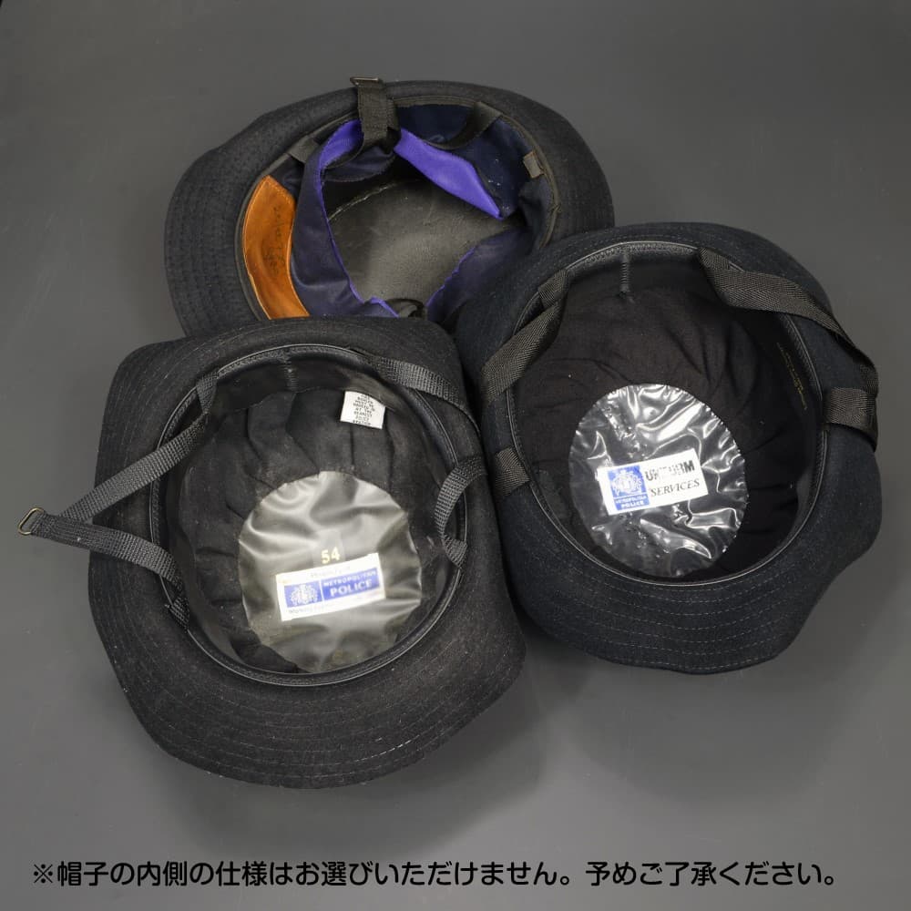 ロンドン警視庁制帽 58cm (実物バッジ+レプリカ制帽) ロンドン警視庁制帽 58cm (実物バッジ+レプリカ制帽) ロンドン