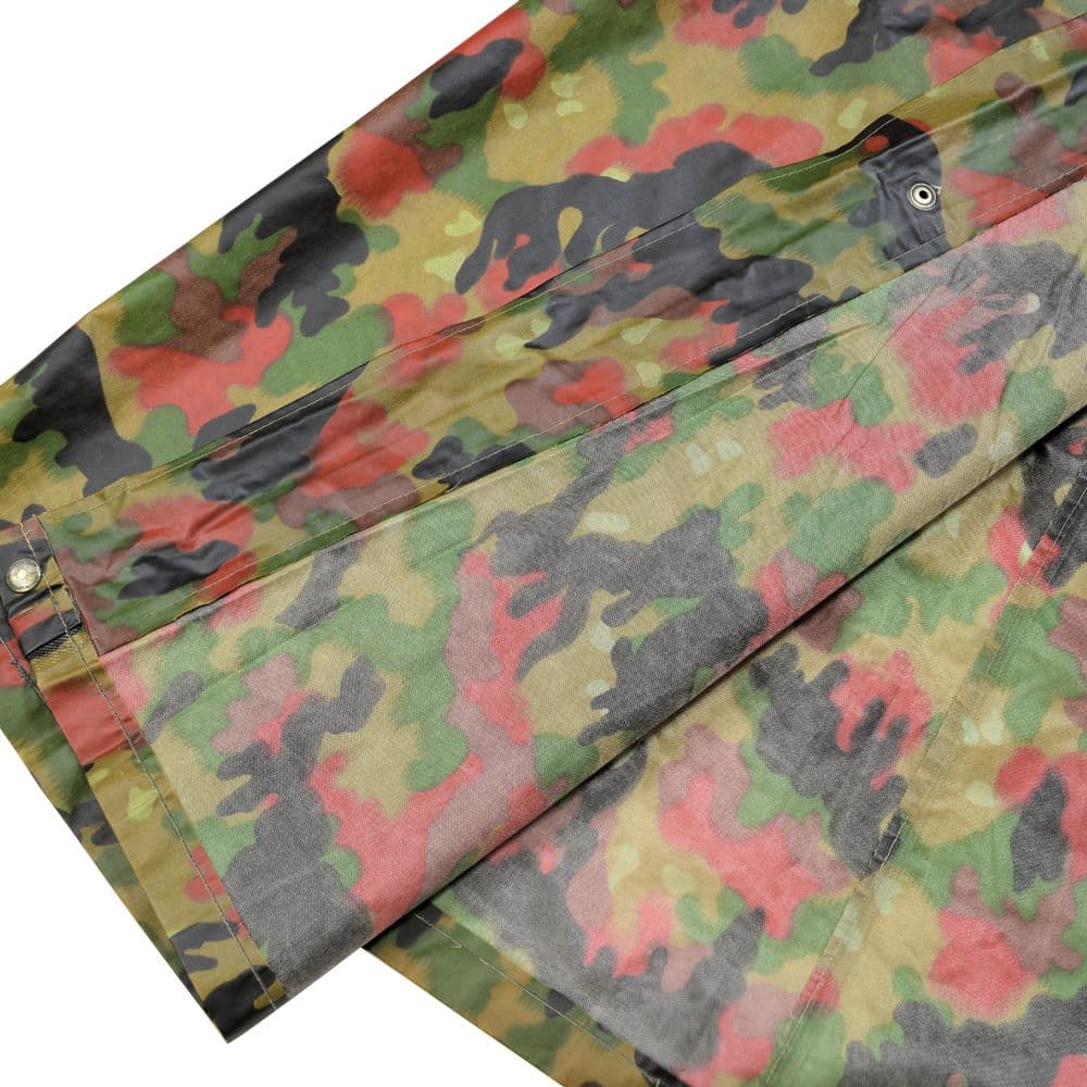 ミリタリーショップ レプマート / スイス軍放出品 レインポンチョ 迷彩