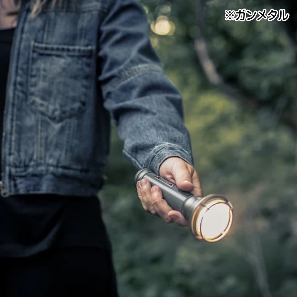 Barebones 懐中電灯 ビンテージ LEDフラッシュライト USB充電式