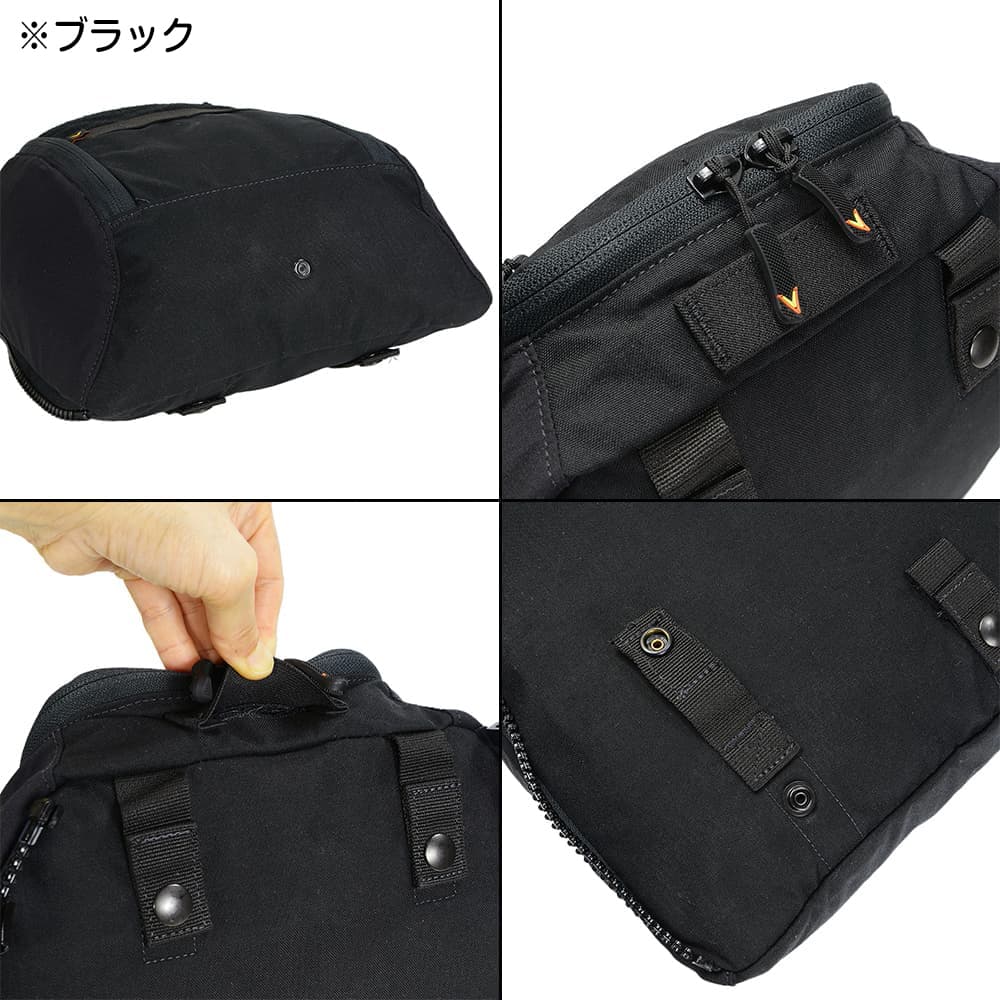 VELOCITY SYSTEMS バックパネル SCARAB LT プレートキャリア用 ジップ