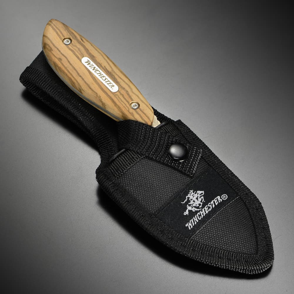 Winchester アウトドアナイフ Barrens フィクスドブレード シース付属 