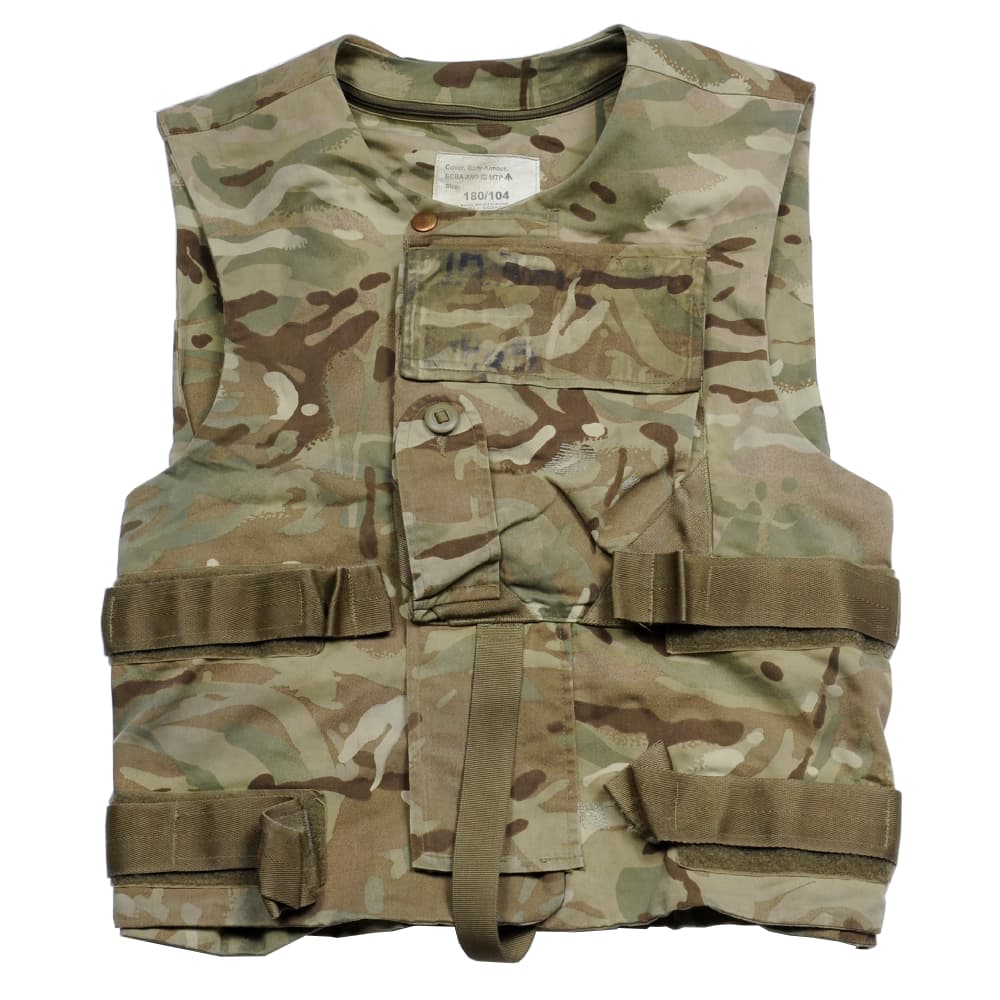 ミリタリーショップ レプマート / イギリス軍放出品 ボディアーマー 陸軍 ベルクロ式 MTP迷彩