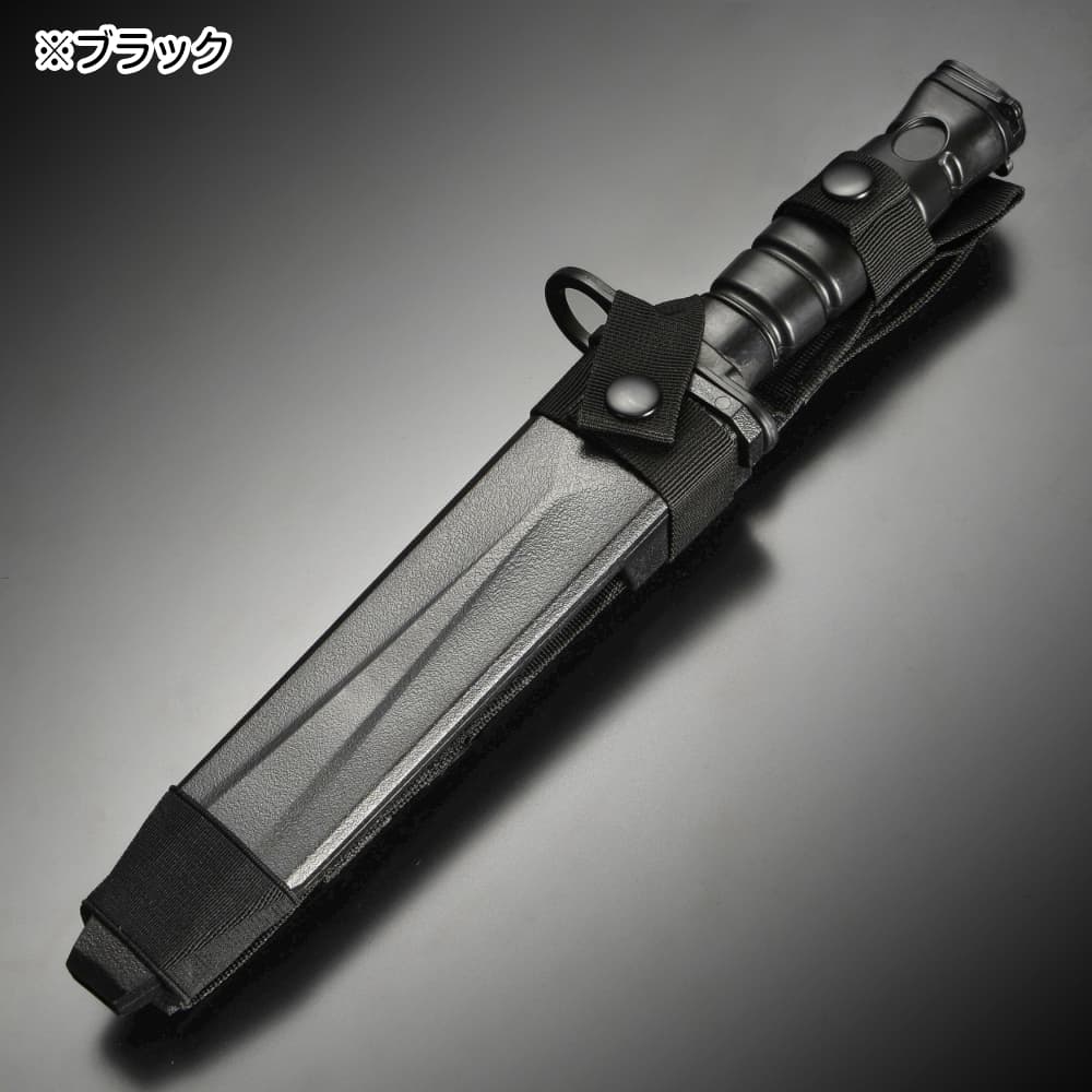 トレーニングナイフ M10バヨネット 訓練用 ラバー製 シース付属