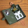 ドイツ軍放出品 シグナルライト 懐中電灯 カラーフィルター付き レンズカバーあり ベルト留め仕様
