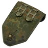 ドイツ軍放出品 折りたたみスコップ 三つ折り フレクター迷彩カバー付