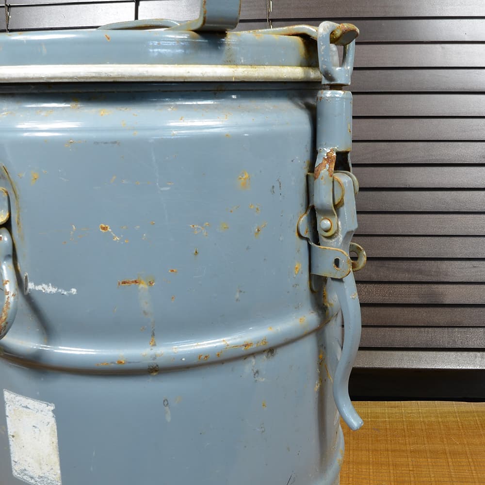 デンマーク軍放出品 フードコンテナ 保温コンテナ 容量25L グレー