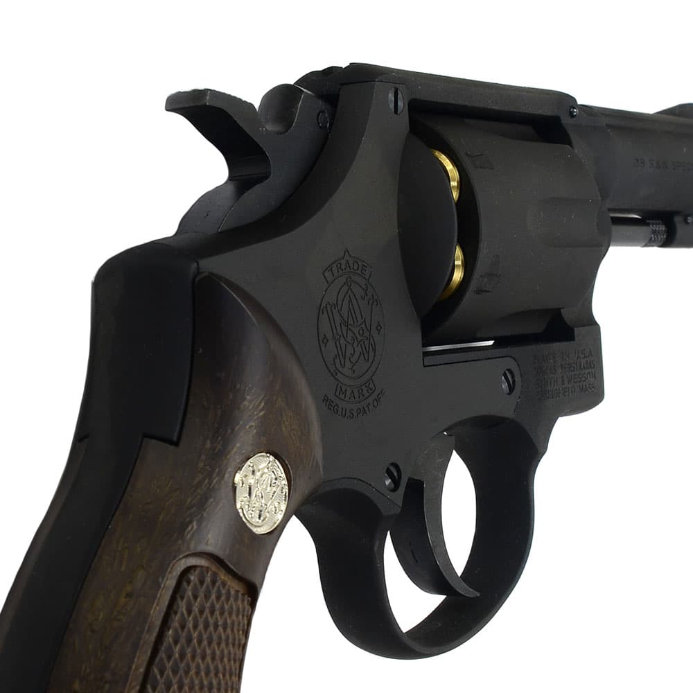 マルシン m10 3インチ ブラックHW 木製グリップ 付属品あり マルシン ガスガン M10 3インチ ブラック HW 木目調プラグリップ