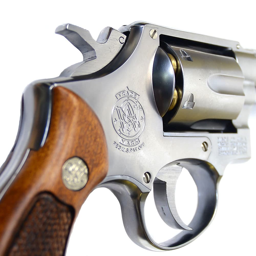 マルシン ガスガン M64 3インチ シルバー ABS 木製グリップ 072519