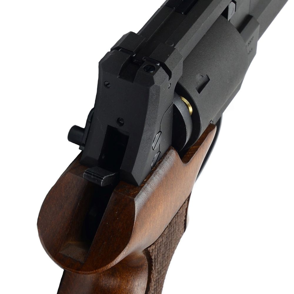 Marushin ガスガン MATEBA マテバ 3インチ ブラックHW 木製ショート