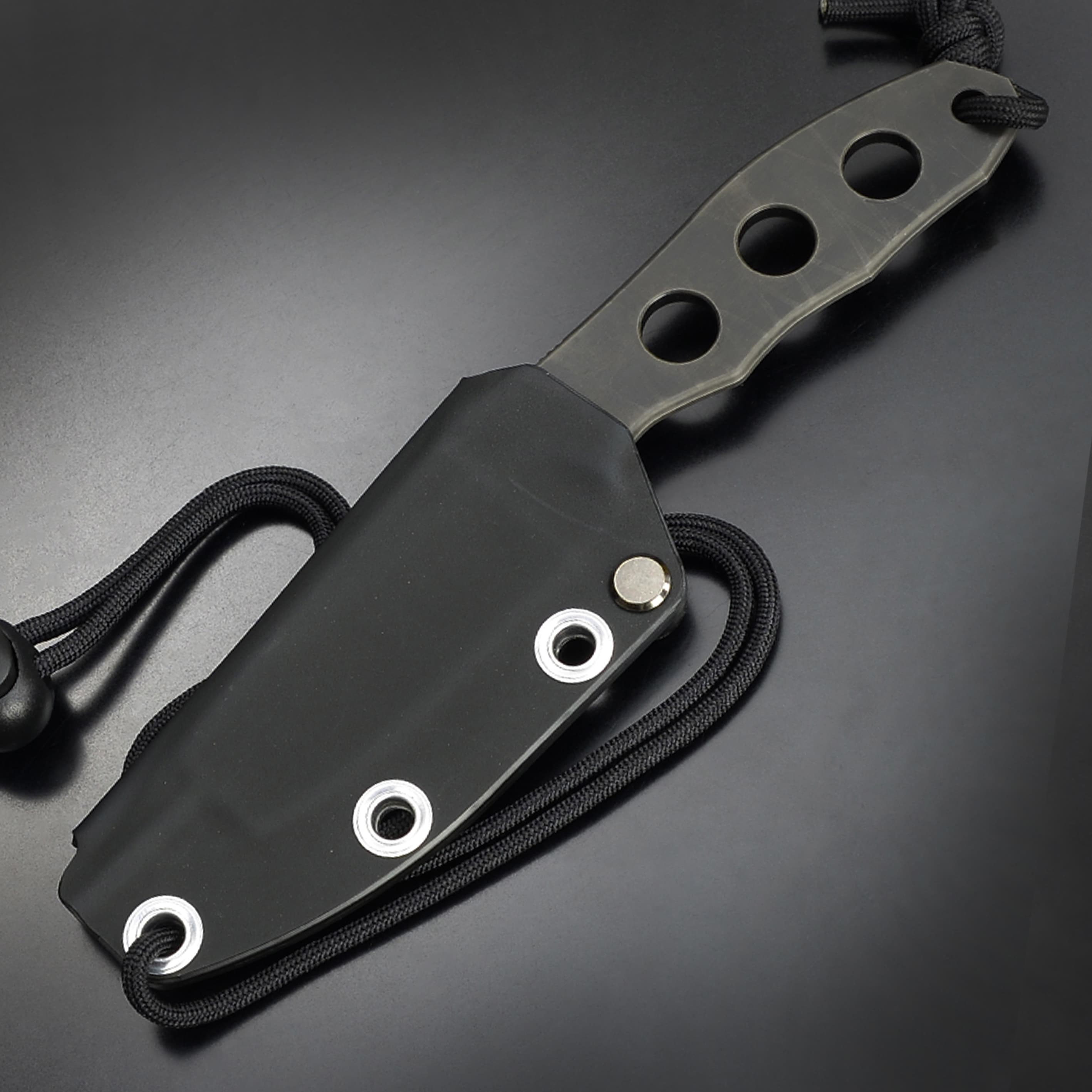 Makkari knives スケルトンナイフ 間狩純平作 ラプトルドロップ 樹脂製