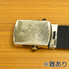 スウェーデン軍放出品 ウエストベルト シルバーバックル ナイロン製