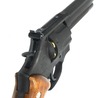 マルシン ガスガン S&W M586 ブラックHW ハーフチェッカー木製グリップ 082607