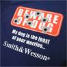 スミス&ウエッソン Tシャツ 半袖 BEWARE OF DOG