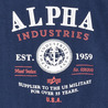 ALPHA 長袖Tシャツ ネイビー TC1063-004 Mサイズ