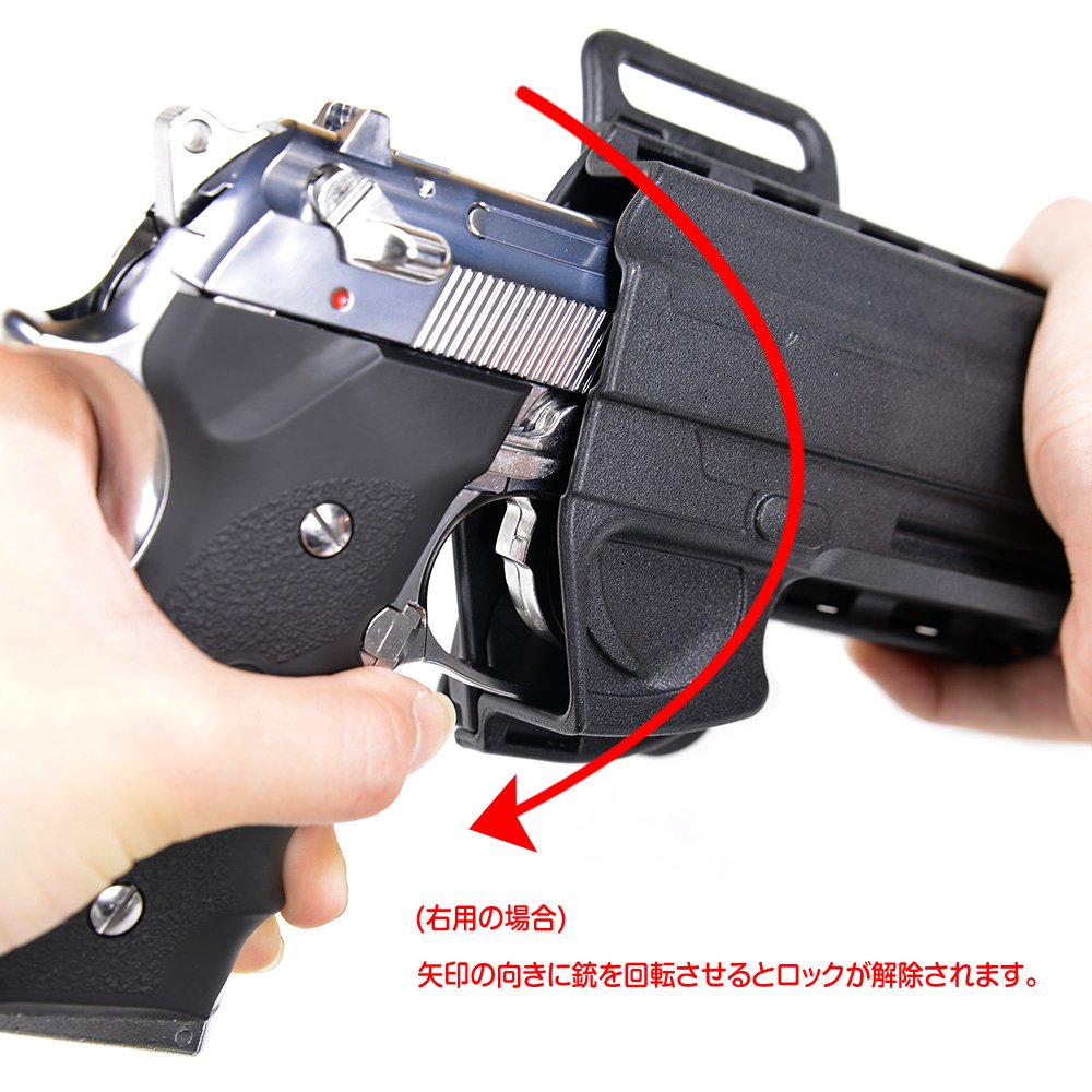 UNCLE MIKES リフレックスホルスター 7421 マルイ GLOCK17、18C適合