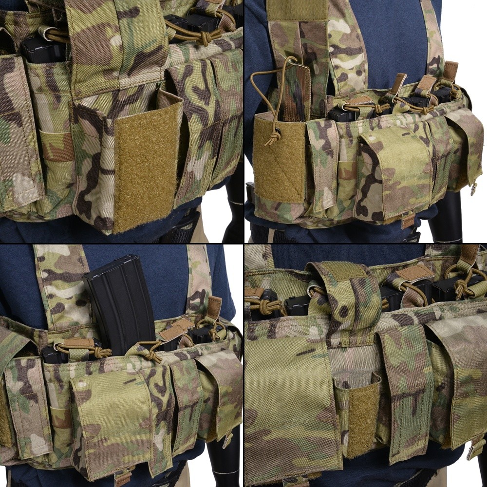 VTAC チェストリグ M4マグ4本・ピストルマグ2本収納可 VTAC-CR