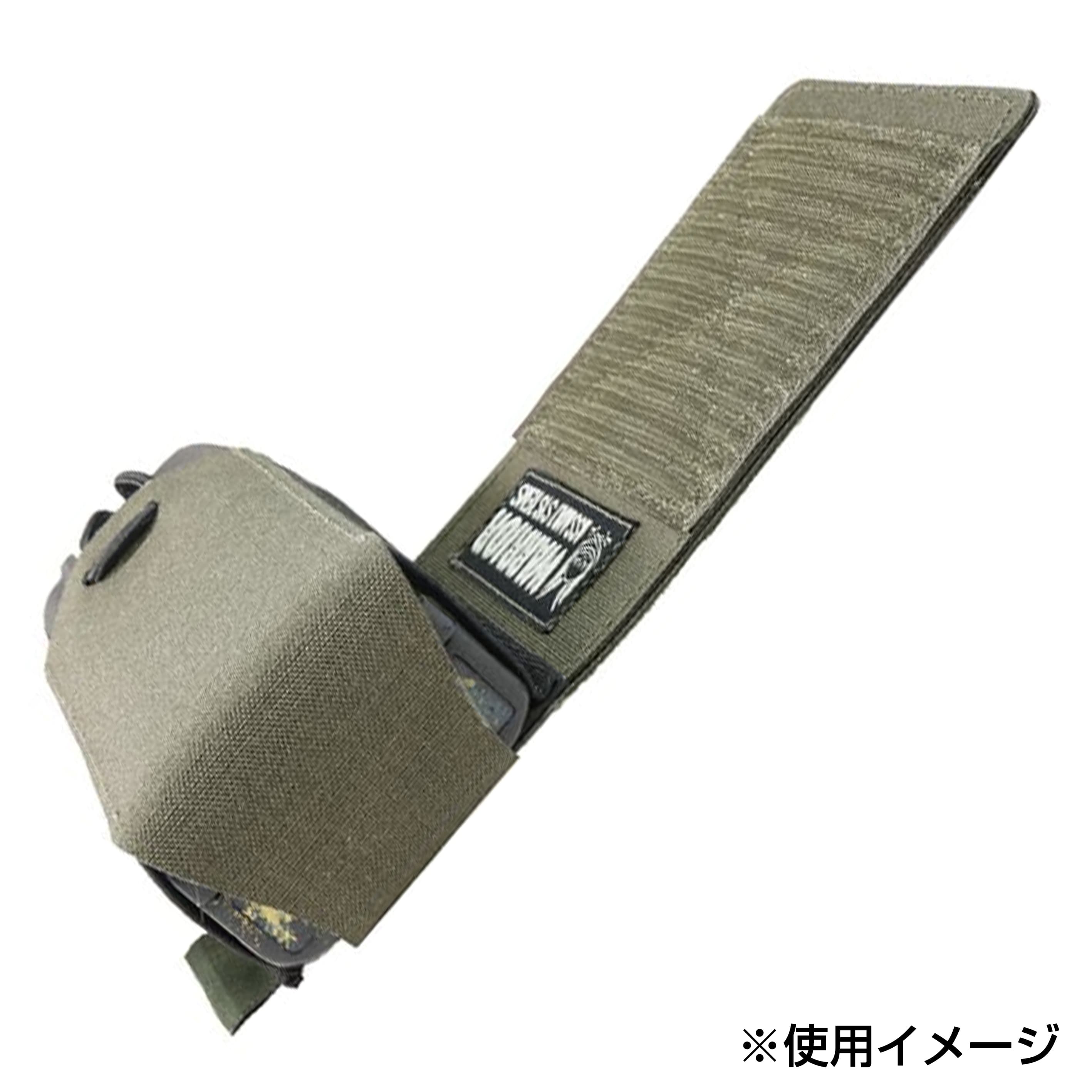 Warrior Assault Systems ラジオポーチ 左利き ベルクロ式 ウィング W