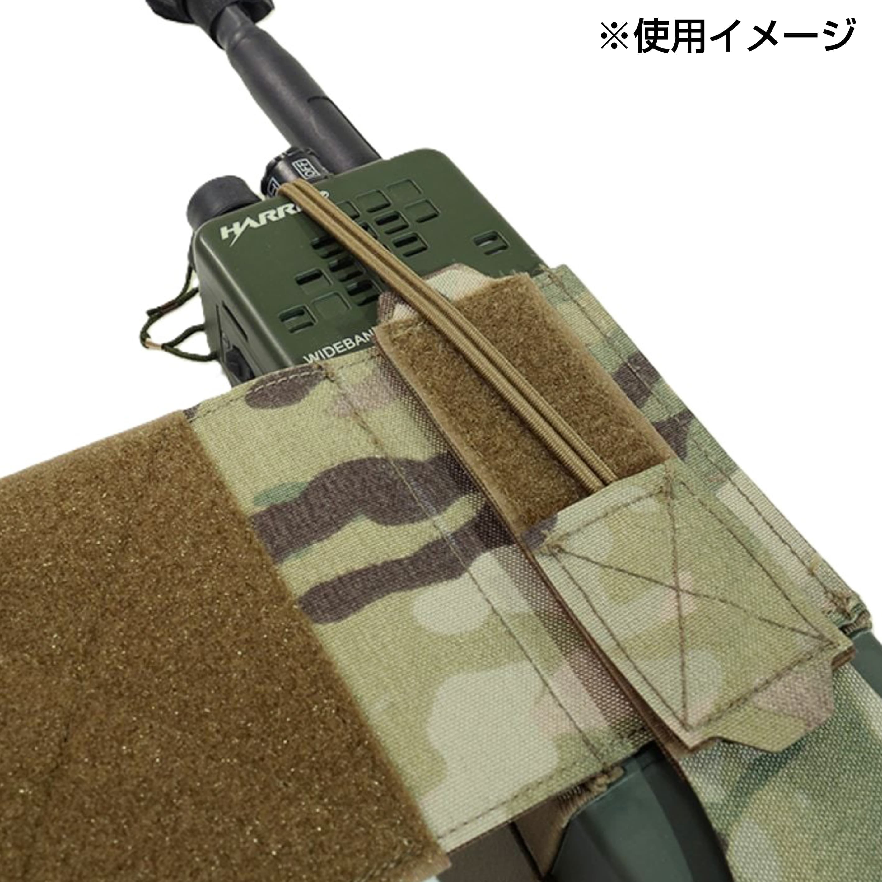 Warrior Assault Systems ラジオポーチ MBITR/ハリス用 左 レーザー