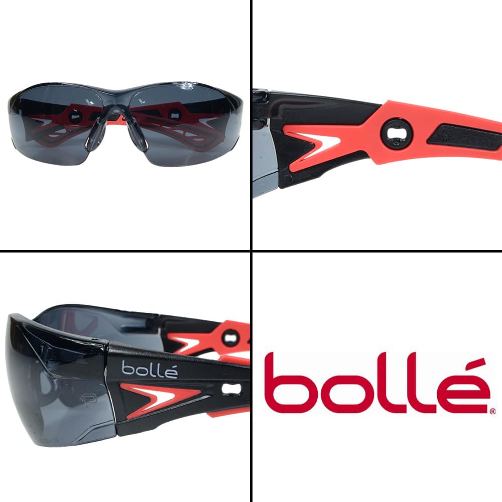 bolle セーフティグラス RUSH Plus スモークレンズ | ミリタリー