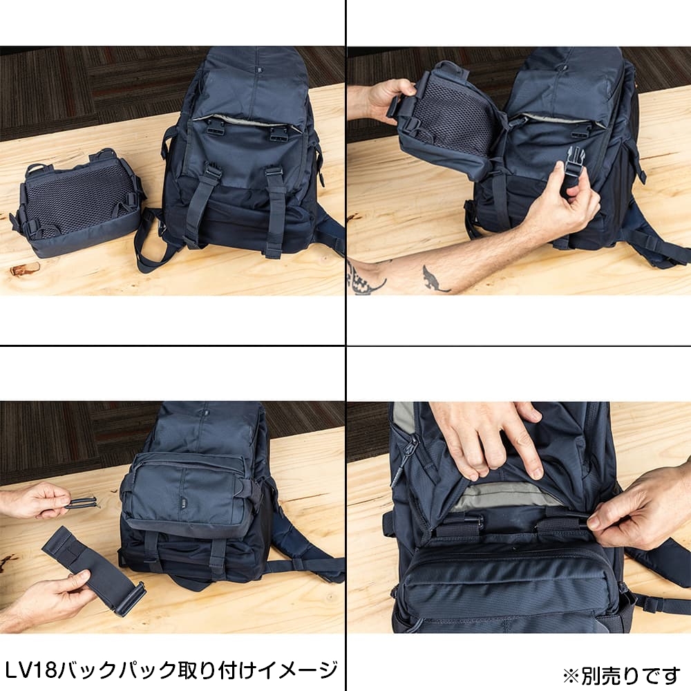 5.11 TACTICAL バックパック LV18 ボディバッグLV6 付属-
