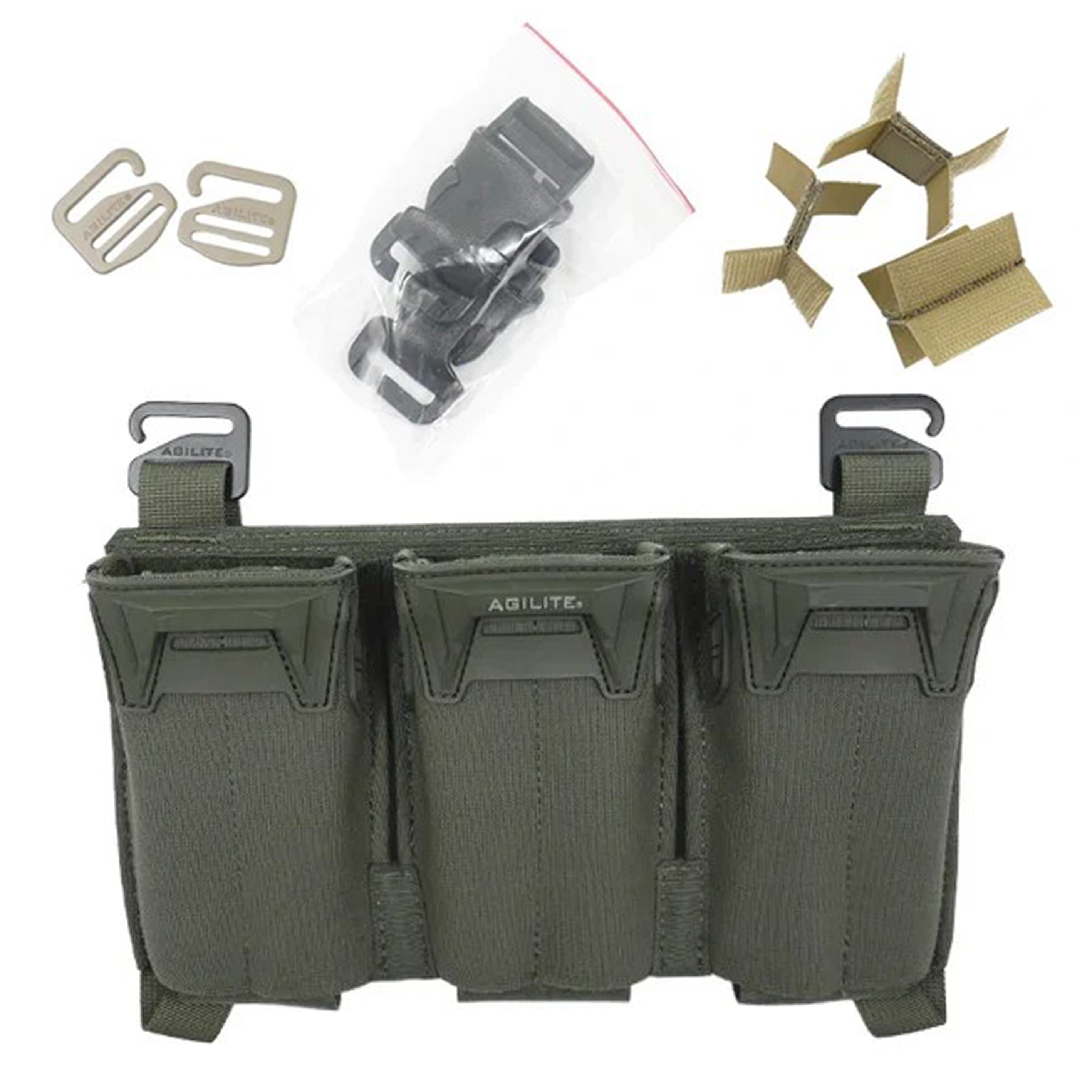 AGILITE トリプルマグポーチパネル PINCER プラカード 5.56弾マガジン