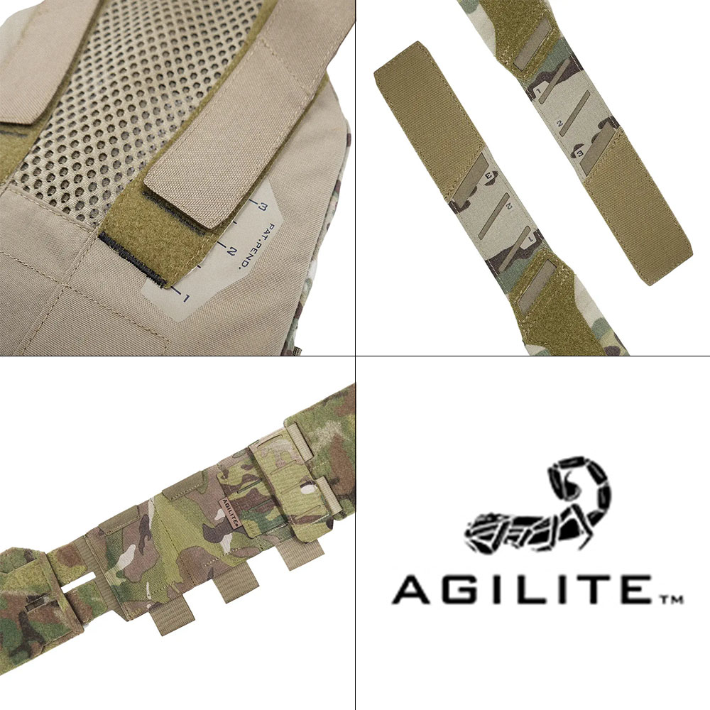 AGILITE プレートキャリア SUB-ZERO レーザーカット 8057MED