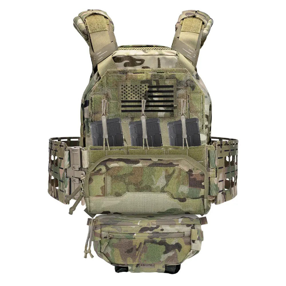 AGILITE ワイドアドミンポーチ リアMOLLEアタッチメント 薄型多機能