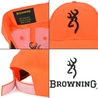 BROWNING 帽子 ブレイズオレンジ 3Dロゴ セーフティーキャップ