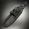 Hoffner Knives アウトドアナイフ Beast ブラックハンドル 440Cステンレス ATA06