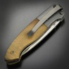 BROWNING 折りたたみナイフ チタン製ボルスター ライナーロック式 BR568