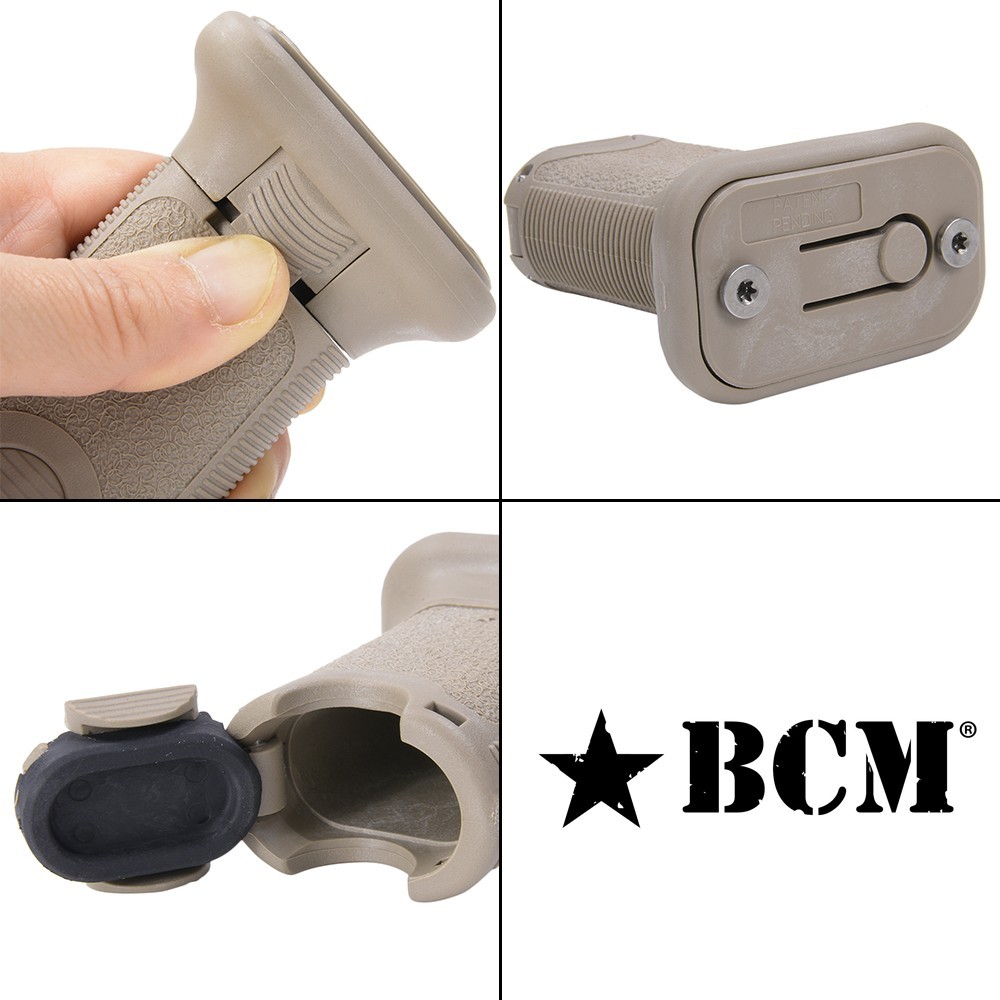 BCM バーティカルフォアグリップ KeyMod用 収納スペース付 BCM バーティカルフォアグリップ KeyMod用 Vertical Grip 収納スペース