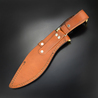 Damascus ククリナイフ ダマスカス鋼 レザーシース付き DM1232