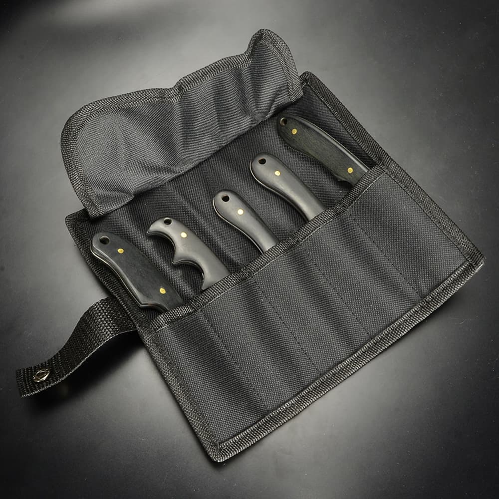 Frost Cutlery ハンティングナイフセット 3Cr13ステンレス鋼 FOC01BPW