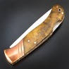 Old Forge 折りたたみナイフ ロックバック式 カッパーボルスター OF028