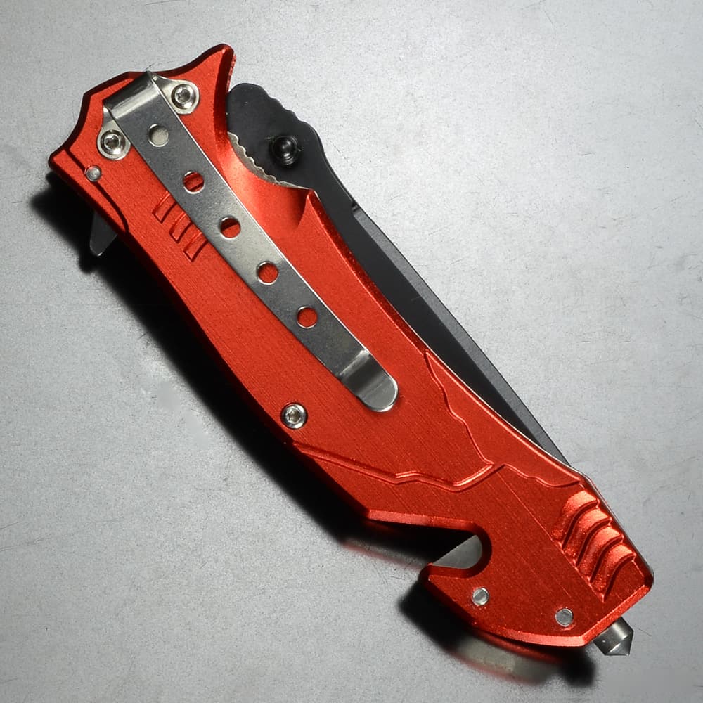 ROUGH RYDER レスキューナイフ Firefighter ライナーロック RR1812