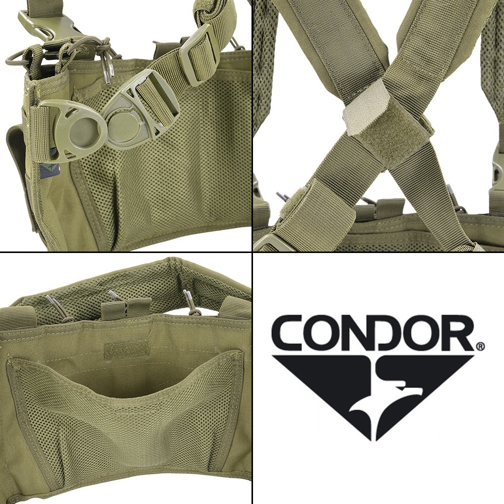 CONDOR チェストリグ Recon リーコン M4/9mm/45口径 MCR5 | ミリタリー