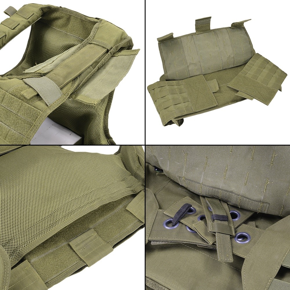 EAGLE プレートキャリア オリーブドラブ U.S. MARSHAL プレート