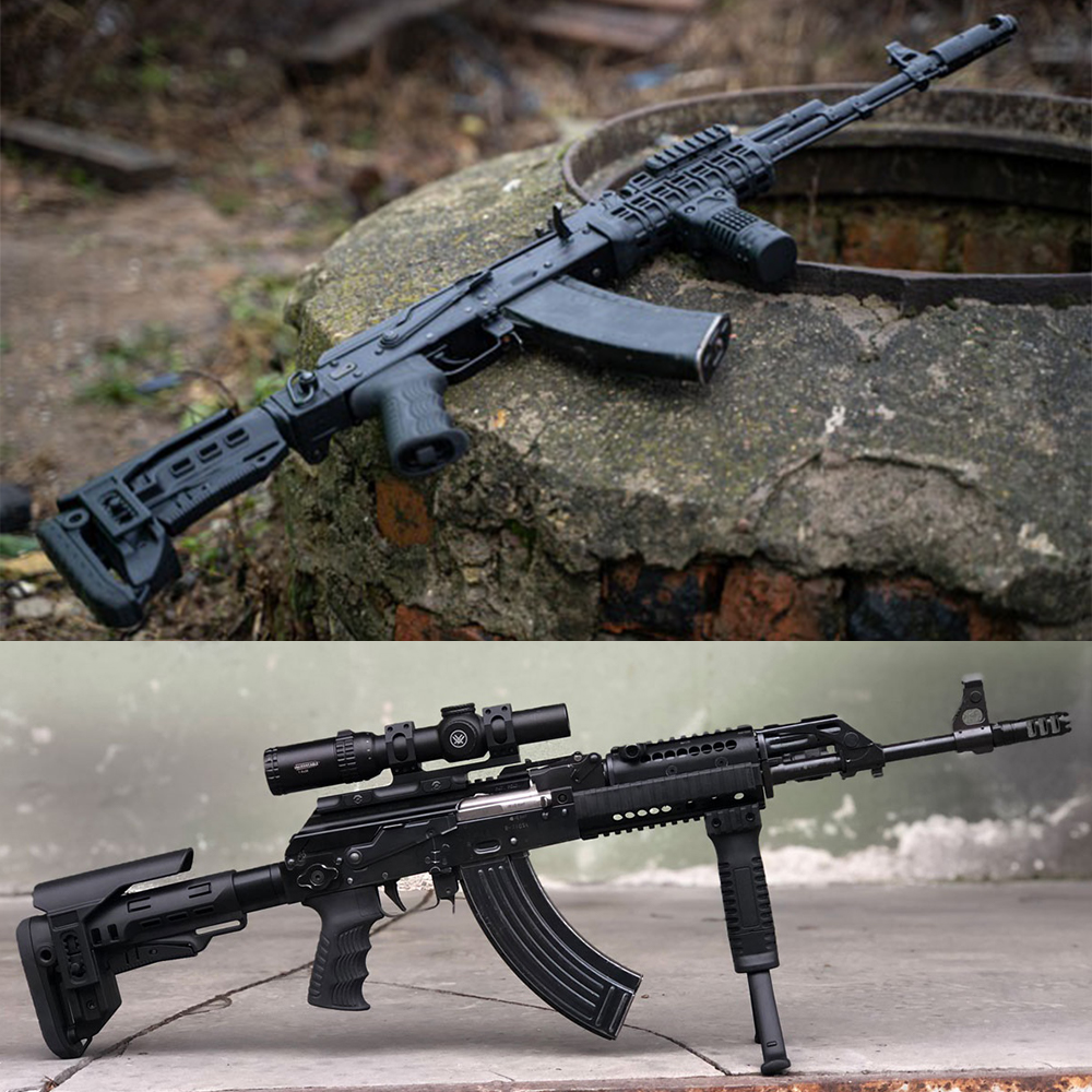 人気正規品実物 CAA Tactical CBSストック+ACP(チークピース) +AK74/100 M4フォールディングストックチューブ ghk ak aks akm マルイ パーツ