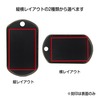 アルミ製 カラー ドッグタグ レーザー刻印付 フルセット  日本語対応 加工日数2〜3営業日