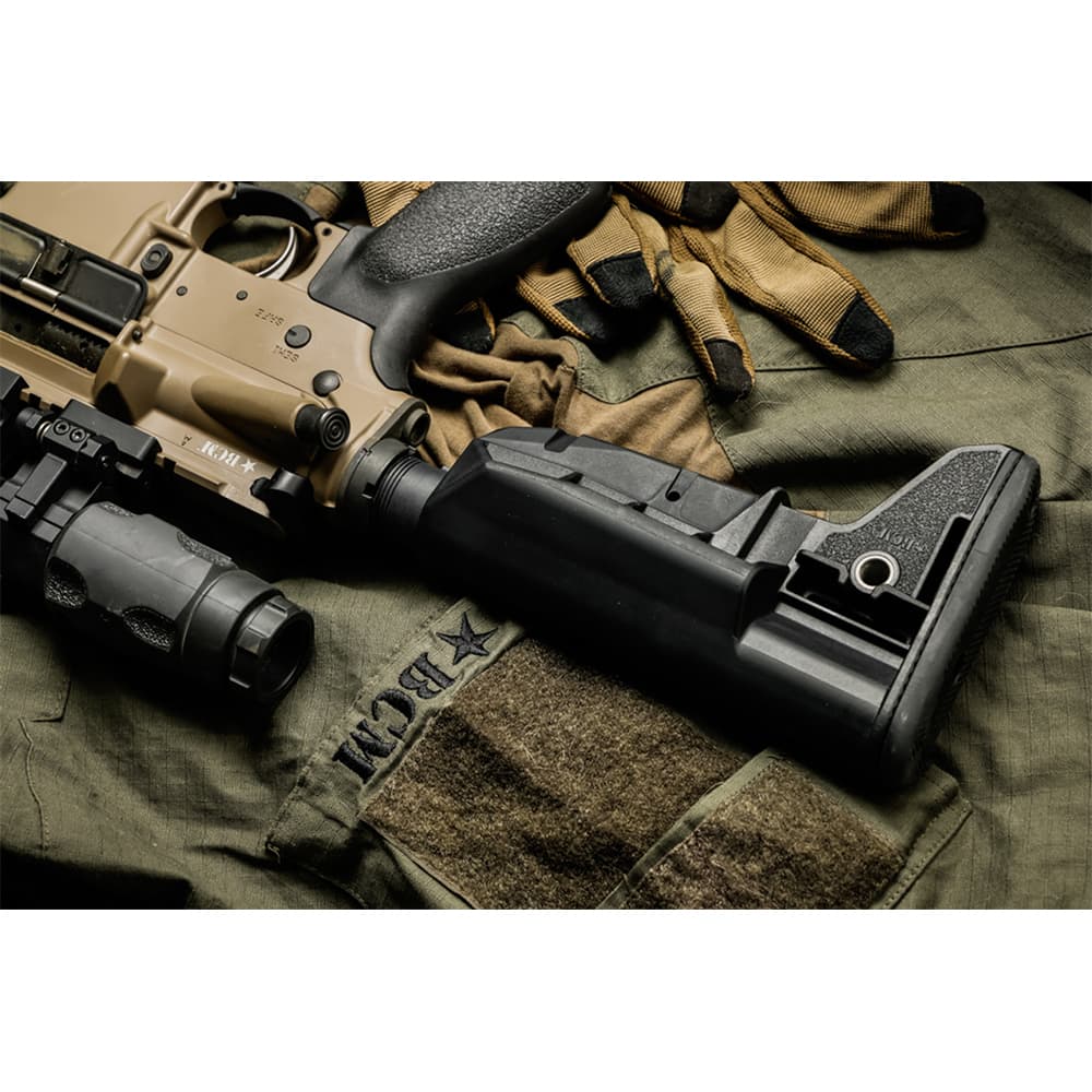 ミリタリーショップ レプマート / BCM バットストック MOD 2 SOPMOD STOCK 着脱可能パッド M4/AR15他対応 BCM -GFS-MOD2-SPMD-BLK