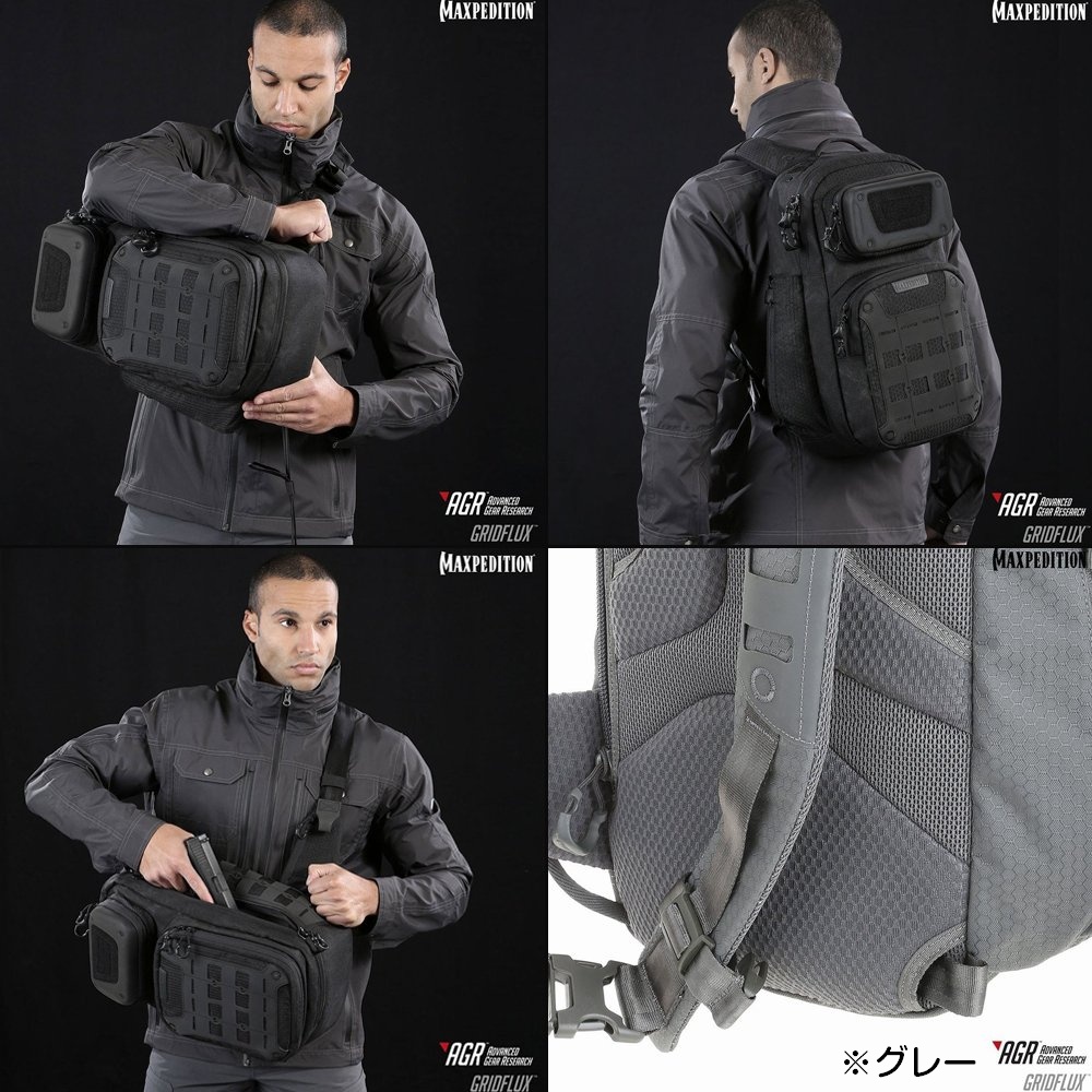 MAXPEDITION GRIDFLUX エルゴノミック スリングバッグ GRF
